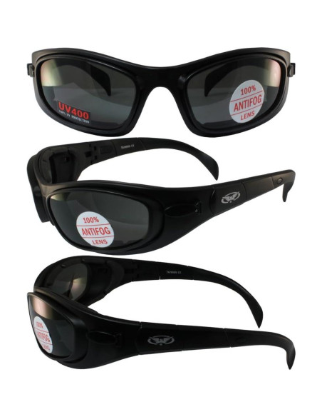Gafas de Protección Global Vision Boss con 3 Lentes Intercambiables Gafas de Protección Global Vision Boss con 3 Lentes Intercambiables
