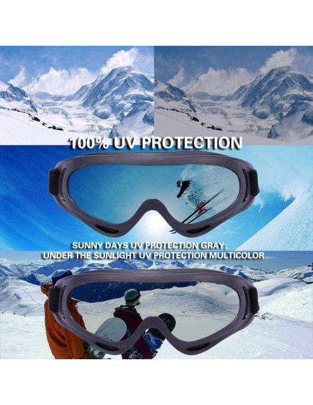 Gafas de Esquí Primera Elección UV 400 Rojo Transparente Gafas de Esquí Primera Elección UV 400 Rojo Transparente