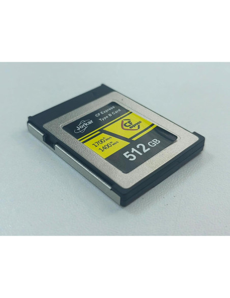 Tarjeta CFexpress Tipo B Jorkar 512GB Oro 1700MB/s Tarjeta CFexpress Tipo B Jorkar 512GB Oro 1700MB/s