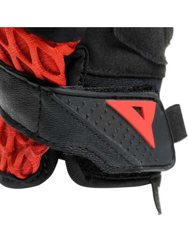 Guantes de Motocicleta Dainese Air Maze Medianos Negro/Rojo