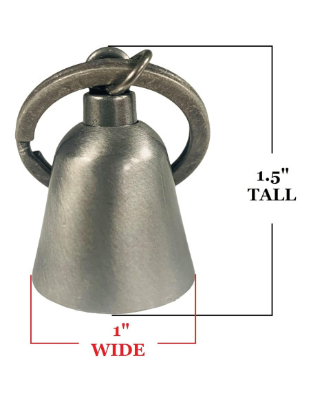 Campana de Guardia Motocicleta Kustom Cycle Parts KCP-BELL Plateada Campana de Guardia Motocicleta Kustom Cycle Parts KCP-BELL Plateada