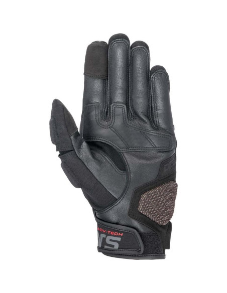 Guantes de Cuero Alpinestars Halo Medianos Negros para Motocicleta Guantes de Cuero Alpinestars Halo Medianos Negros para Motocicleta