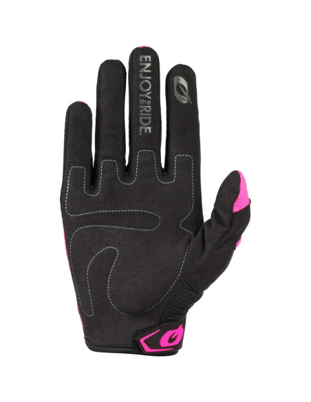 Guantes de Motocross O'NEAL Element Mujer Negro/Rosa T6 Guantes de Motocross O'NEAL Element Mujer Negro/Rosa T6