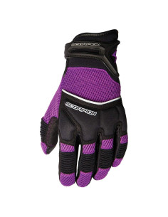 Guantes de moto para mujer ScorpionEXO Cool Hand II - Púrpura, Grande