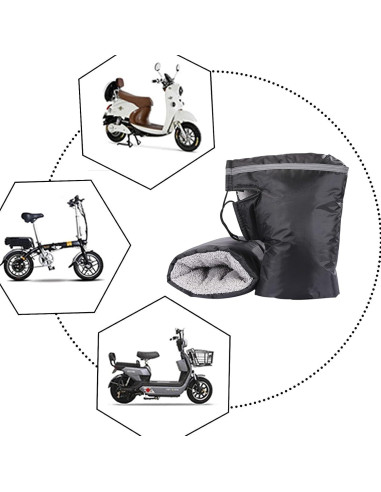 Guantes de Manillar Ibluelover para Motocicleta Impermeables