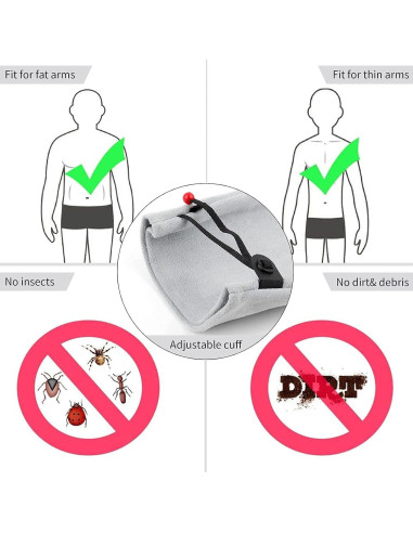 Guantes de Jardinería Supersfel de Cuero de Cabra - Largos y Ajustables