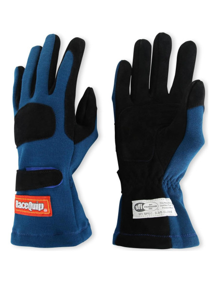 Guantes de Conducción RaceQuip 355 SFI 3.3/5 - Azul - Pequeño Guantes de Conducción RaceQuip 355 SFI 3.3/5 - Azul - Pequeño