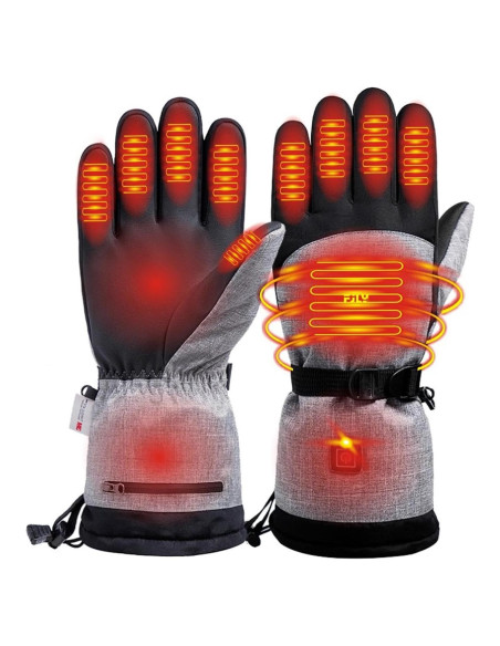 Guantes Calentados Sonecesiya BJS14C 5000mAh Táctiles Impermeables Guantes Calentados Sonecesiya BJS14C 5000mAh Táctiles Impermeables