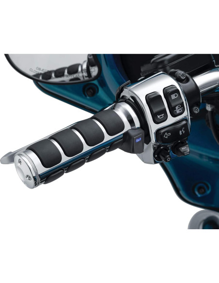 Puños ISO Calefaccionados Kuryakyn 6470 para Harley 2008-2020 Puños ISO Calefaccionados Kuryakyn 6470 para Harley 2008-2020