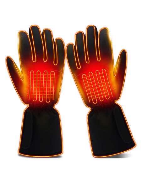 Guantes Calentados Eléctricos IFWATER Unisex Impermeables Grande