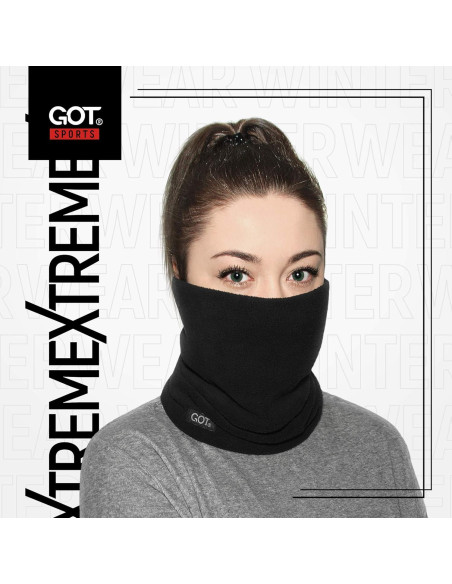 Calentador de Cuello Forro Polar GOT Sports Doble Capa Invierno Calentador de Cuello Forro Polar GOT Sports Doble Capa Invierno