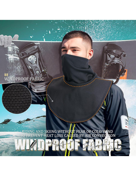 Gaiter de Cuello LMMHEIZI Negro - Calentador de Cuello Invierno Gaiter de Cuello LMMHEIZI Negro - Calentador de Cuello Invierno