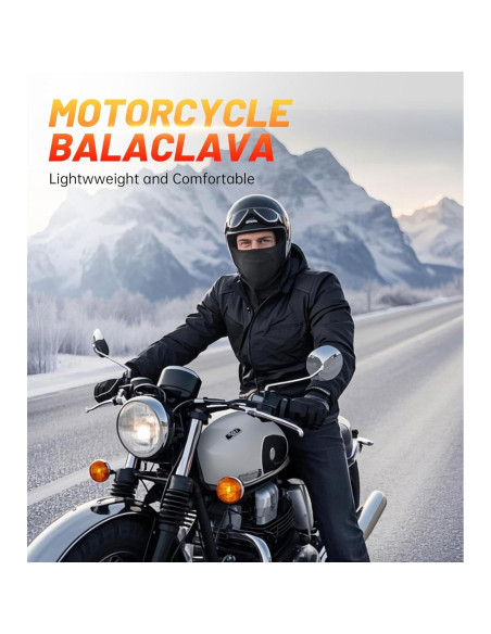 Kewig Balaclava Térmica para Esquí y Motocicleta - Negro Kewig Balaclava Térmica para Esquí y Motocicleta - Negro