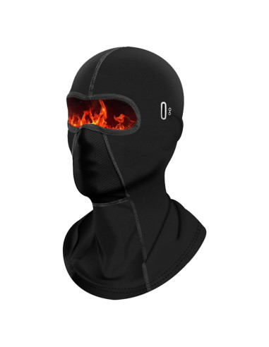 Máscara Balaclava Térmica Voofly para Invierno - Unisex, Negro