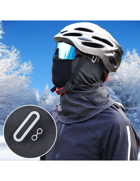 Máscara Balaclava Térmica Voofly para Invierno - Unisex, Negro Máscara Balaclava Térmica Voofly para Invierno - Unisex, Negro