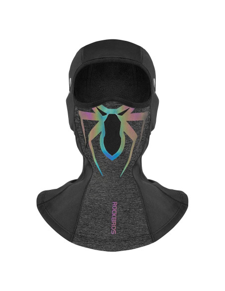 Pasamontañas ROCKBROS Unisex Invierno Forro Polar Negro Pasamontañas ROCKBROS Unisex Invierno Forro Polar Negro