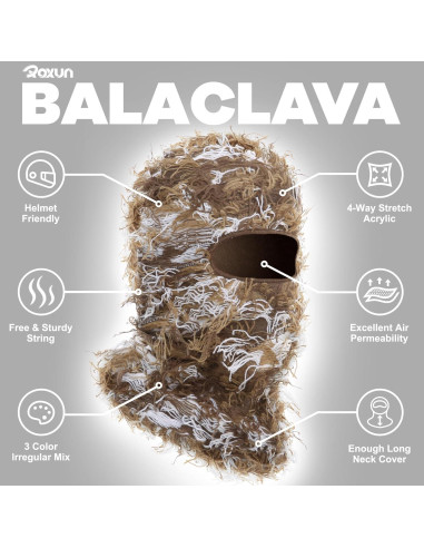 Máscara de Esquí Balaclava Roxun RX-JM para Hombre y Mujer