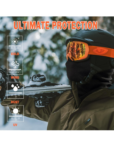 Calentador de Cuello Balaclava Su Elección Unisex Negro