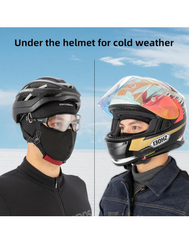 Gorro Térmico de Ciclismo ROCKBROS con Agujeros para Gafas