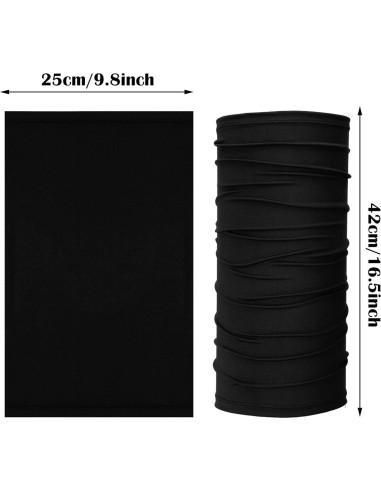 Bufanda Gaiter de Cuello para Hombres - 6 Piezas UV Verano