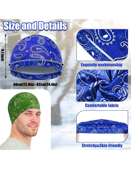Haysandy 6 Gorros Enfriadores Calavera para Ciclismo y Running Haysandy 6 Gorros Enfriadores Calavera para Ciclismo y Running