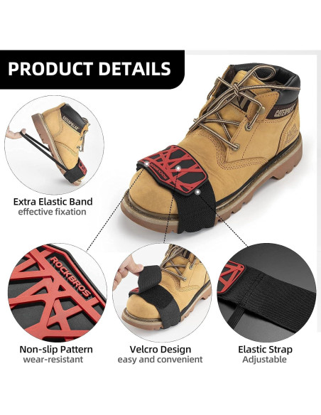 ROCKBROS Protector de Zapatos para Motocicleta 2 Unidades ROCKBROS Protector de Zapatos para Motocicleta 2 Unidades