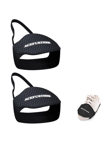 Protector de Zapatos para Motocicleta BoAn 2 Piezas - Negro