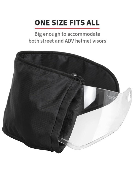 Funda para Visera de Casco de Motocicleta ViaTerra - Protección Suave Funda para Visera de Casco de Motocicleta ViaTerra - Protección Suave