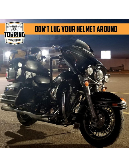 Candado para Casco Touring Thunder con Cable de 1.83m Antirrobo Candado para Casco Touring Thunder con Cable de 1.83m Antirrobo