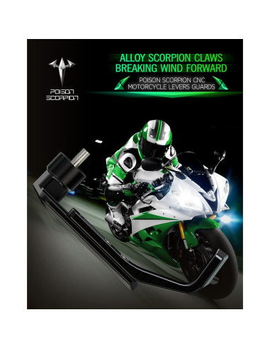 Protectores de Manillar de Motocicleta POISON SCORPION CNC