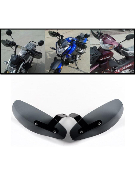 Juego de Protectores de Manos Anzios para Motocicleta 24cm Juego de Protectores de Manos Anzios para Motocicleta 24cm