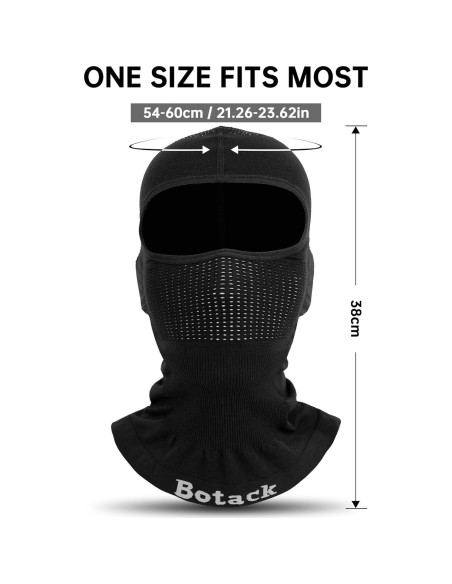 Pasamontañas Transpirable Botack SP-MX09-BK para Ciclismo Pasamontañas Transpirable Botack SP-MX09-BK para Ciclismo
