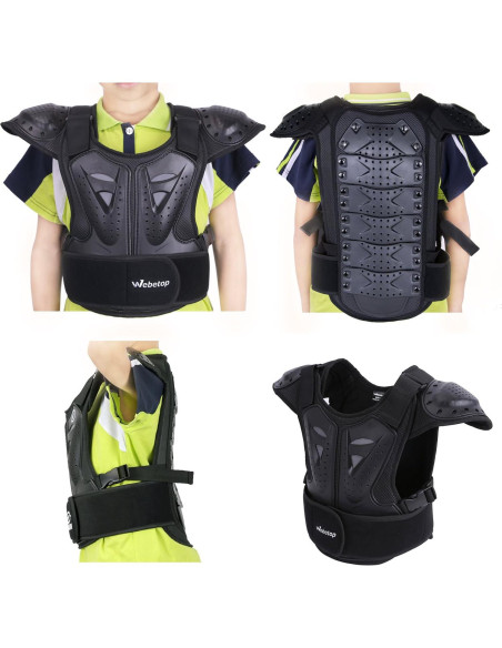 Protector de Pecho Webetop para Niños 130-145 cm Ajustable Protector de Pecho Webetop para Niños 130-145 cm Ajustable