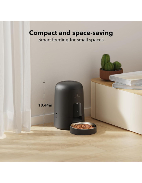 Dispensador Automático de Comida PETLIBRO 2L Wi-Fi Negro Dispensador Automático de Comida PETLIBRO 2L Wi-Fi Negro
