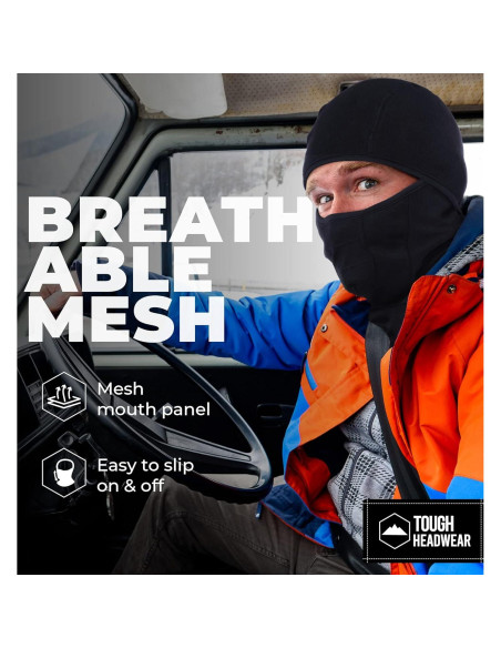 Balaclava de forro polar Tough Headwear para clima frío Balaclava de forro polar Tough Headwear para clima frío