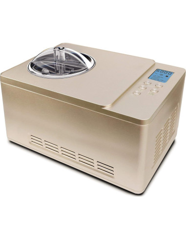 Máquina de Helados Whynter ICM-220CGY 2 Qt. Acero Inoxidable