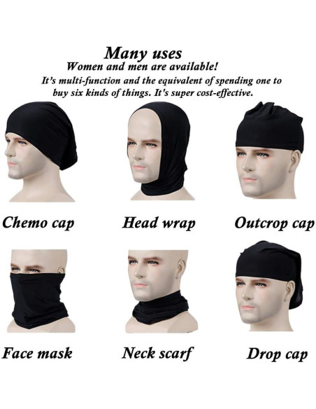 Gorro Hijab Elástico Yeieeo para Mujeres - Bufanda Transpirable 1/2/4 Piezas Gorro Hijab Elástico Yeieeo para Mujeres - Bufanda Transpirable 1/2/4 Piezas