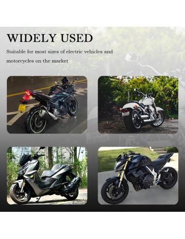 Funda de Motocicleta Impermeable Carleef 245 cm con Reflectantes