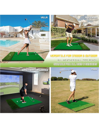 Alfombrilla de Golf MyVoice Pro 1,52m x 1,22m Antideslizante
