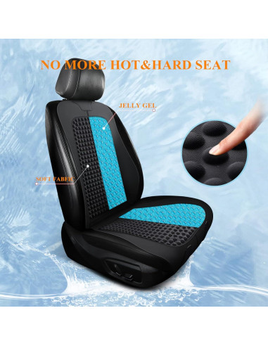 Funda de Asiento de Coche Sojoy con Cojín de Gel 116.84x50.8cm