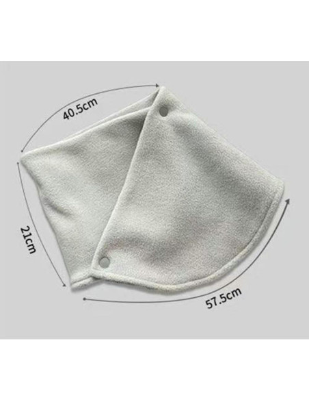 Bufanda Calentadora de Cuello Solyinne para Mujer Gris Claro Bufanda Calentadora de Cuello Solyinne para Mujer Gris Claro