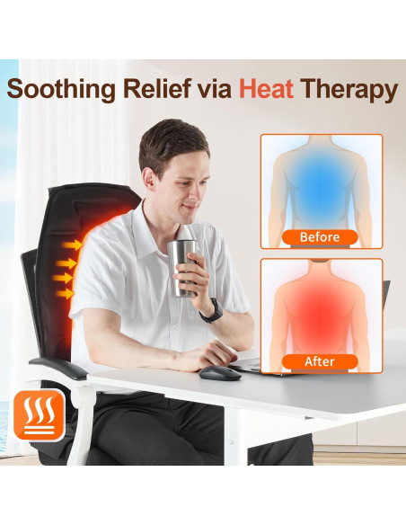 Cojín de Masaje con Calor Comrelax 1.5kg, Vibración y Enfriamiento Cojín de Masaje con Calor Comrelax 1.5kg, Vibración y Enfriamiento