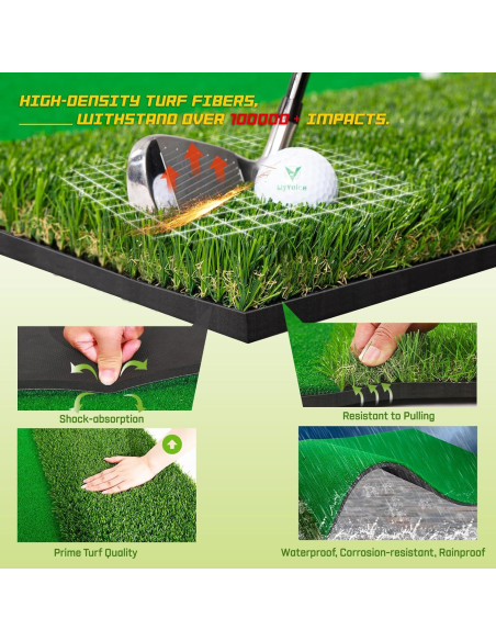 Alfombrilla de Golf MyVoice Pro 1,52m x 1,22m Antideslizante Alfombrilla de Golf MyVoice Pro 1,52m x 1,22m Antideslizante
