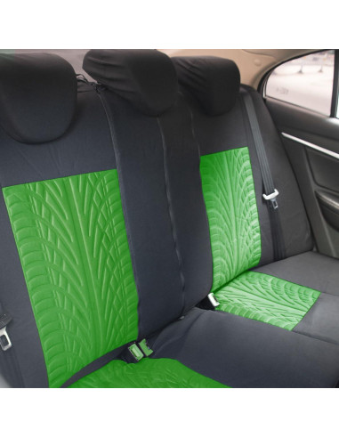 Funda de Asiento de Coche Blilo Universal Impermeable Verde