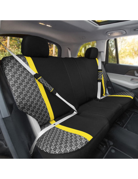 Fundas de Asiento de Coche Universal Amarillo Somos Jóvenes Fundas de Asiento de Coche Universal Amarillo Somos Jóvenes