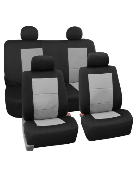 Juego de Fundas de Asiento Neopreno FH Group Gris Universal Juego de Fundas de Asiento Neopreno FH Group Gris Universal
