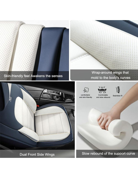 5 Fundas de Asiento Cscevt para Audi e-tron S 2023, Cuero Nappa 5 Fundas de Asiento Cscevt para Audi e-tron S 2023, Cuero Nappa