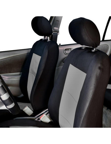 Juego de Fundas de Asiento Neopreno FH Group Gris Universal Juego de Fundas de Asiento Neopreno FH Group Gris Universal