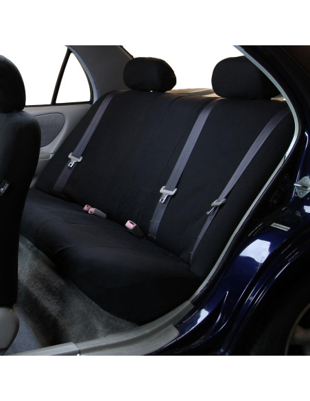 Funda de Asiento Trasero FH Group Ajuste Universal Negro Funda de Asiento Trasero FH Group Ajuste Universal Negro