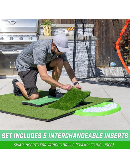 Alfombrilla de Golf GoSports PRO 152x122 cm con 5 Insertos Alfombrilla de Golf GoSports PRO 152x122 cm con 5 Insertos
